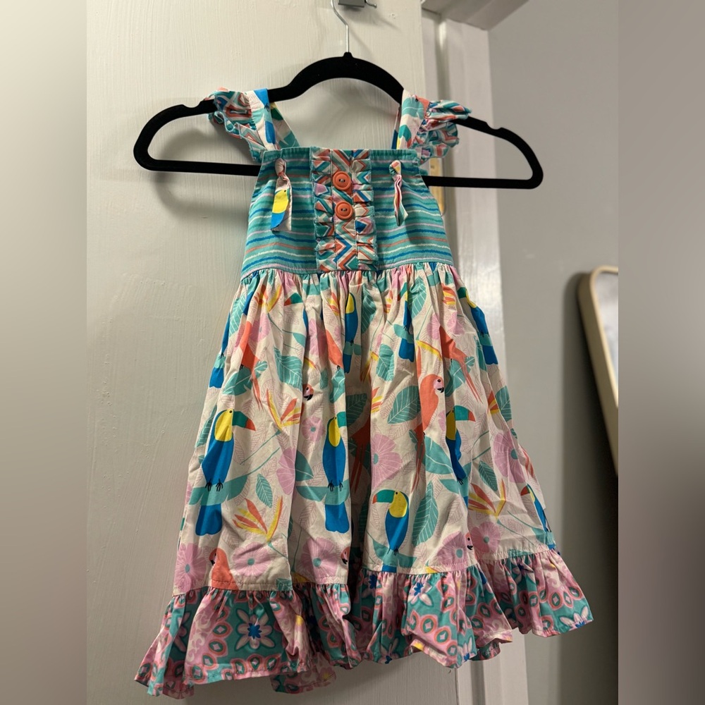 Vintage Eleanor Rose Dress with matching headpiece